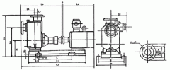 CYZ型自吸式離心油泵安裝尺寸及曲線(xiàn)